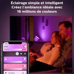 Lampe connectée Philips Hue Iris Noir