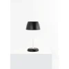 Lampe connectée Trilli Wi-Fi Zafferano - LED rechargeable, tactile, application Wi-Fi, céramique décorée blanche et noire