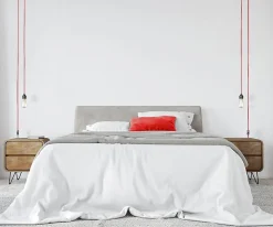 Lampe corde 4.5m Bala - Uni - Gris