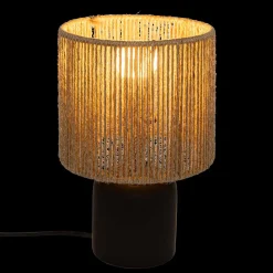 Lampe cylindre en céramique - Diamètre 16 cm x Hauteur 24 cm