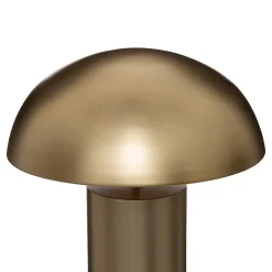 Lampe cylindrique champi dorée H50