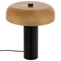 Lampe cylindrique Jody verre ambre H37cm - Atmosphera