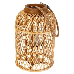 Lampe décorative 'KORBINIAN' avec bougie solaire LED, hauteur : 38 cm LED LM dans la bougie