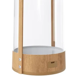 Lampe décorative LED intégrée USB Quamino 200lm 2.7W IP44 effet Bois