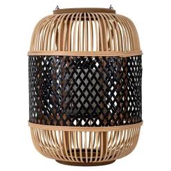 Lampe décorative solaire KORBINIAN avec effet flamme H : 38 cm