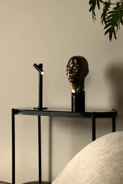 Lampe de bureau ANTRIM en aluminium avec LED intégré - Noir - Lucide