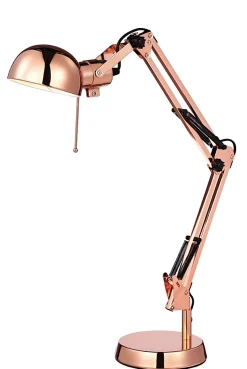 Lampe de bureau Bakossi E14 IP20 cuivre