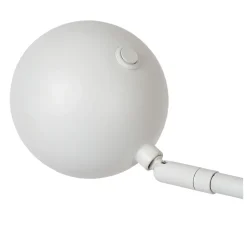 Lampe de bureau COMET en métal avec LED intégré - Blanc - Lucide