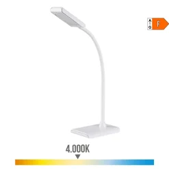 Lampe de Bureau EDM Flexo Blanc (9 x 13 x 33 cm)