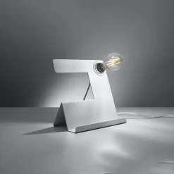 Lampe de bureau en acier 1 lampes 25x13x24cm Sollux