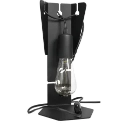 Lampe de bureau en acier 1 lampes 15x15x31cm Sollux