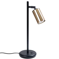 Lampe de bureau en acier 1 lampes 13x15x44cm Sollux