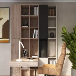 Lampe de bureau en acier 1 ampoule 4000K - 14x20x43cm Sollux