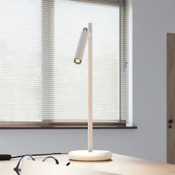 Lampe de bureau en acier 1 ampoule 4000K - 14x20x43cm Sollux