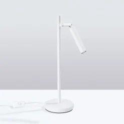 Lampe de bureau en acier 1 ampoule 4000K - 14x20x43cm Sollux