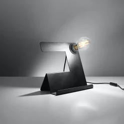 Lampe de bureau en acier 1 lampes 25x13x24cm Sollux