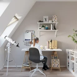 Lampe de bureau en acier 1 ampoule 4000K - 14.5x19.5x43cm Sollux