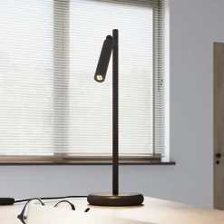 Lampe de bureau en acier 1 lampes 14x20x43cm Sollux