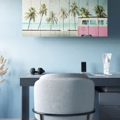 Lampe de bureau en acier 1 lampes 15x15x31cm Sollux