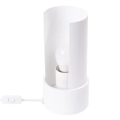 Lampe de bureau en acier 1 lampes 10x10x21cm Sollux