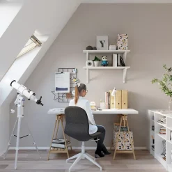 Lampe de bureau en acier 1 ampoule 4000K - 14.5x19.5x43cm Sollux