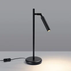 Lampe de bureau en acier 1 ampoule 4000K - 14x20x43cm Sollux