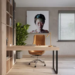 Lampe de bureau en acier 1 lampes 14x20x43cm Sollux