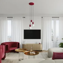 Lampe de bureau en aluminium/verre 1 lampes 12x12x19cm Sollux