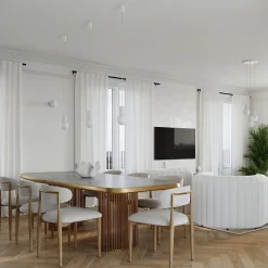 Lampe de bureau en aluminium/verre 1 lampes 12x12x19cm Sollux