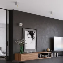 Lampe de bureau en béton 1 ampoule 3000K - 10x10x10cm Sollux