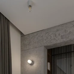 Lampe de bureau en béton 1 lampes 10x10x10cm Sollux