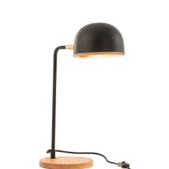 Lampe de bureau en métal noir 23x18x48 cm