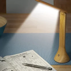 Lampe de Bureau FISHTEC LED Wood Touch