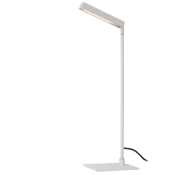 Lampe de bureau LAVALE en métal avec LED intégré - Blanc - Lucide