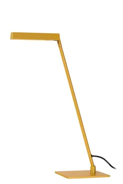 Lampe de bureau LAVALE en métal avec LED intégré - Jaune Ocre - Lucide
