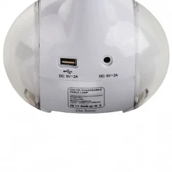 Lampe de bureau LED HP Bluetooth micro intégré blanche