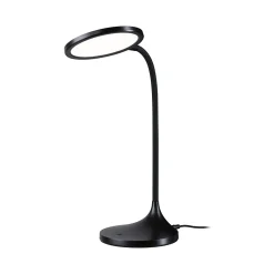 Lampe de bureau LED Mejan 4000K 1200lm 15W Noir mat