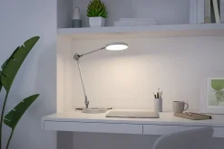 Lampe de bureau LED Numis White Switch 1000lm 11W Argent