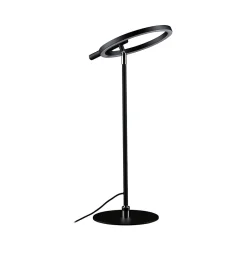 Lampe de bureau LED Odila Tunable White 650lm 10,4W Noir mat, Chrome