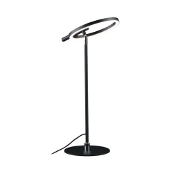 Lampe de bureau LED Odila Tunable White 650lm 10,4W Noir mat, Chrome