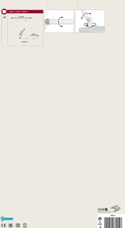 Lampe de bureau LED 3-Step-Dim FlexBar White Switch 700lm 9,5W Blanc