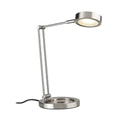 Lampe de bureau LED Zed 3000K 359lm 5W Acier brossé