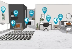 Lampe de bureau LED Zed 3000K 359lm 5W Acier brossé