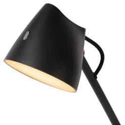Lampe de bureau MILNE en métal avec LED intégré - Noir - Lucide