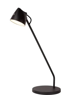 Lampe de bureau MILNE en métal avec LED intégré - Noir - Lucide