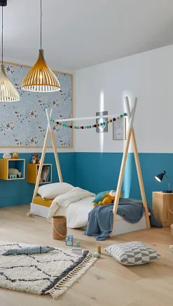 Lampe de bureau Naraji E27 IP20 bleu