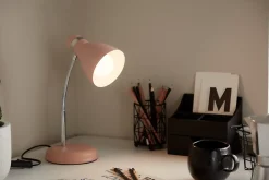 Lampe de bureau Naraji E27 IP20 rose