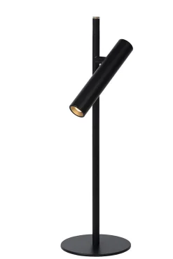 Lampe de bureau PHILON en aluminium avec LED intégré - Noir - Lucide