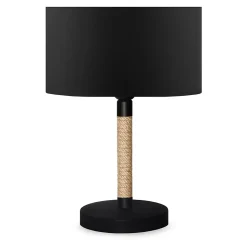 Lampe de bureau Rayleigh E27 hauteur 37 cm noir lux.pro