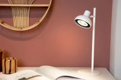 Lampe de bureau SENSAS en acier avec 1xGU10 (ES111) - Blanc - Lucide